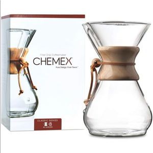 Chemex Pour-Over Glass Coffeemaker - Classic Series 
8-Cup - Exclusive Packaging